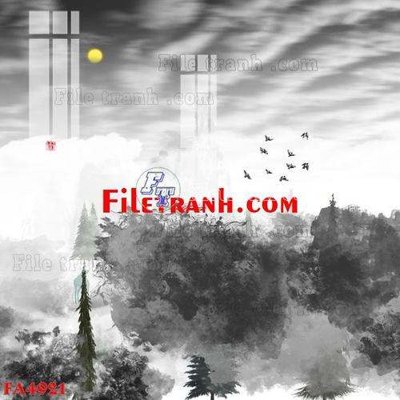 File PSD File gốc in bộ tranh decor treo tráng gương canvas FA4921 (bản gốc) dễ dàng edit