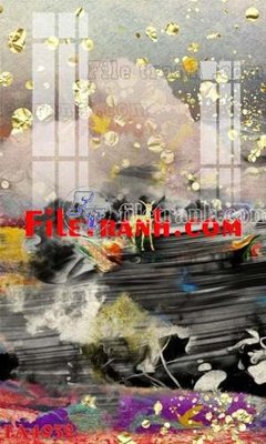 Tải file File gốc in bộ tranh decor treo tráng gương canvas FA4932 (gốc) chủ đề hoa sen