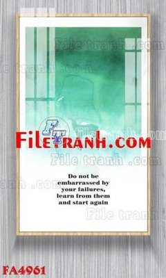 File in trần File gốc in bộ tranh decor treo tráng gương canvas FA4961 (file gốc) xuyên sáng