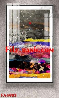 File in ấn File gốc in bộ tranh decor treo tráng gương canvas FA4983 (bản gốc) từ file gốc