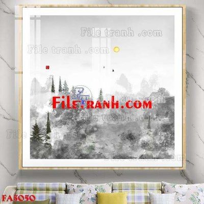 File gốc File gốc in bộ tranh decor treo tráng gương canvas FA5050 (chủ đề hiện đại) trang trí