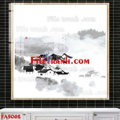 Tải file File gốc in bộ tranh decor treo tráng gương canvas FA5062 (gốc) chủ đề tâm linh
