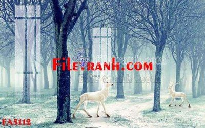 File PSD File gốc in bộ tranh decor treo tráng gương canvas FA5112 (bản gốc) độ phân giải cao