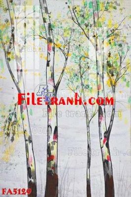 Ảnh gốc File gốc in bộ tranh decor treo tráng gương canvas FA5129 (độ nét cao) in tráng gương