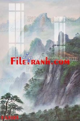 Tải file File gốc in bộ tranh decor treo tráng gương canvas FA5185 (gốc) làm tranh trang trí