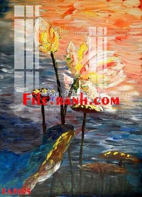 File in mica File gốc in bộ tranh decor treo tráng gương canvas FA5195 (bản gốc) sắc sảo