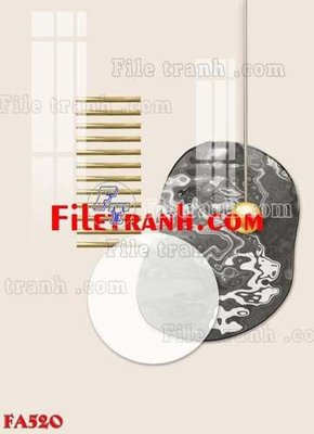 File in mica File gốc in bộ tranh decor treo tráng gương canvas FA520 (ảnh gốc) đẹp
