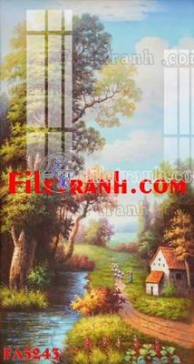 Tải file File gốc in bộ tranh decor treo tráng gương canvas FA5243 (ảnh gốc) in gạch men