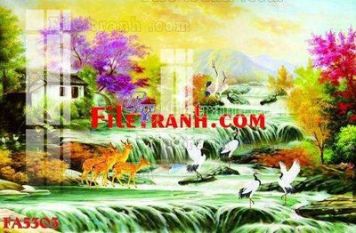 Tải file File gốc in bộ tranh decor treo tráng gương canvas FA5303 (gốc) làm tranh treo tường
