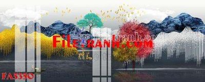 Tải file File gốc in bộ tranh decor treo tráng gương canvas FA5350 (ảnh gốc) in tráng gương