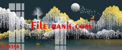 Tải file File gốc in bộ tranh decor treo tráng gương canvas FA5358 (PSD) cho in ấn quảng cáo
