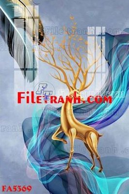 File tranh gốc File gốc in bộ tranh decor treo tráng gương canvas FA5369 (bản quyền) file PSD