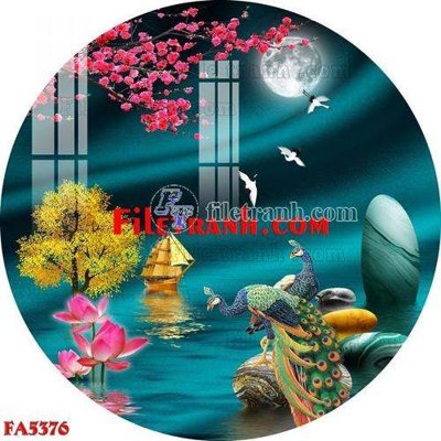 Tải file File gốc in bộ tranh decor treo tráng gương canvas FA5376 (gốc) làm tranh treo tường