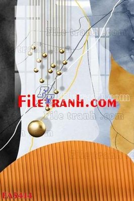 Tải file tranh gốc File gốc in bộ tranh decor treo tráng gương canvas FA5414 chất lượng cao