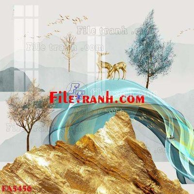 Tải file gốc File gốc in bộ tranh decor treo tráng gương canvas FA5456 (in khổ lớn) không mờ