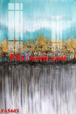 File ảnh File gốc in bộ tranh decor treo tráng gương canvas FA5463 (gốc) in standee