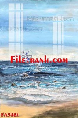 File tranh File gốc in bộ tranh decor treo tráng gương canvas FA5481 (bản gốc) treo quán cafe