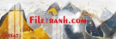 File tranh File gốc in bộ tranh decor treo tráng gương canvas FA5547 (bản gốc) in canvas
