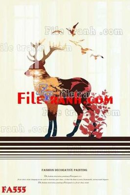 File gốc File gốc in bộ tranh decor treo tráng gương canvas FA555 (chuẩn màu) cho in offset