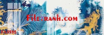 File tranh File gốc in bộ tranh decor treo tráng gương canvas FA5552 (gốc) in film