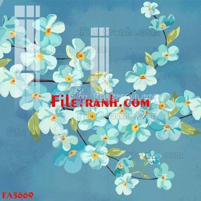 File tranh in tráng gương File gốc in bộ tranh decor treo tráng gương canvas FA5669 (siêu nét)