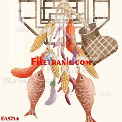 File ảnh File gốc in bộ tranh decor treo tráng gương canvas FA5714 (gốc) in poster