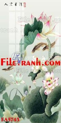 File in trần File gốc in bộ tranh decor treo tráng gương canvas FA5743 (file gốc) xuyên sáng