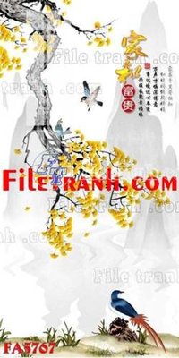 File gốc File gốc in bộ tranh decor treo tráng gương canvas FA5767 (in mica) trang trí