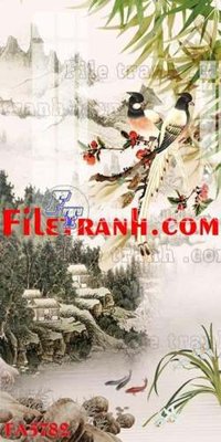 File gốc File gốc in bộ tranh decor treo tráng gương canvas FA5782 (in lụa) tranh thuận buồm