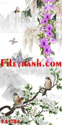 File gốc File gốc in bộ tranh decor treo tráng gương canvas FA5784 (in lụa) cao cấp