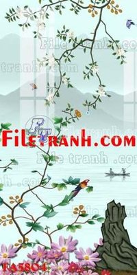 File tranh File gốc in bộ tranh decor treo tráng gương canvas FA5804 (bản gốc) treo quán cafe