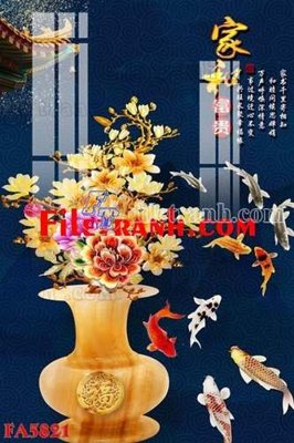 File in trần File gốc in bộ tranh decor treo tráng gương canvas FA5821 (bản gốc) phong cảnh