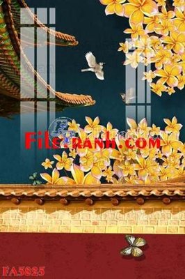 Hình ảnh gốc File gốc in bộ tranh decor treo tráng gương canvas FA5825 (để in khổ lớn)