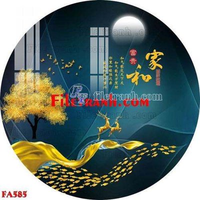 File PSD File gốc in bộ tranh decor treo tráng gương canvas FA585 (gốc) tách lớp chi tiết