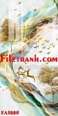 File gốc File gốc in bộ tranh decor treo tráng gương canvas FA5889 (PSD/TIFF) độ phân giải cao