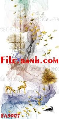 Tải file File gốc in bộ tranh decor treo tráng gương canvas FA5907 (gốc) chủ đề tôn giáo