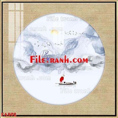 Hình ảnh file gốc in lụa File gốc in bộ tranh decor treo tráng gương canvas FA592