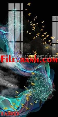 File PSD File gốc in bộ tranh decor treo tráng gương canvas FA5923 (chất lượng in ấn)