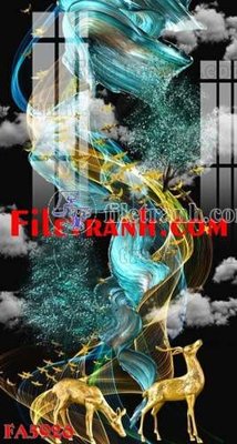 File tranh ảnh gốc File gốc in bộ tranh decor treo tráng gương canvas FA5926 dùng cho in khổ lớn