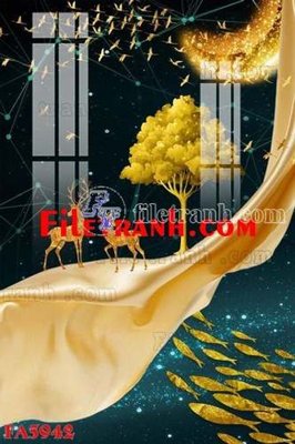 File PSD File gốc in bộ tranh decor treo tráng gương canvas FA5942 (nguyên bản) cho thiết kế