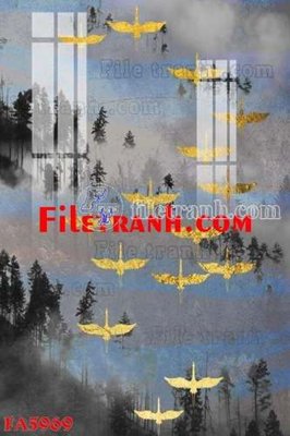 File gốc File gốc in bộ tranh decor treo tráng gương canvas FA5969 (thiết kế) độc quyền