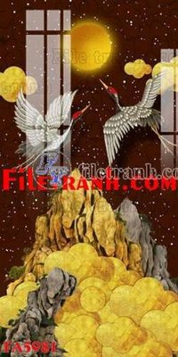 Tệp tin gốc File gốc in bộ tranh decor treo tráng gương canvas FA5981 (dùng cho in ấn) chuyên nghiệp