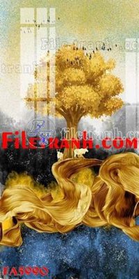 File in lụa File gốc in bộ tranh decor treo tráng gương canvas FA5990 (hoa văn) File gốc in bộ tranh decor treo tráng gương canvas FA5990