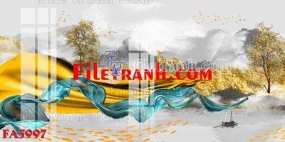 File gốc File gốc in bộ tranh decor treo tráng gương canvas FA5997 (chuẩn màu) cho in offset