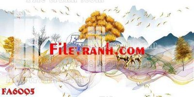 Download file File gốc in bộ tranh decor treo tráng gương canvas FA6005 (gốc) in mica cao cấp