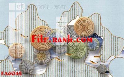 File tranh in trần File gốc in bộ tranh decor treo tráng gương canvas FA6042 (ảnh gốc siêu nét)