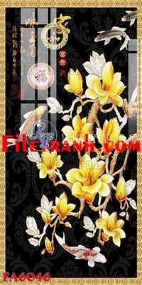 File tranh File gốc in bộ tranh decor treo tráng gương canvas FA6046 (bản gốc) treo tường