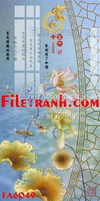 Download file gốc File gốc in bộ tranh decor treo tráng gương canvas FA6049 (độ nét cao)