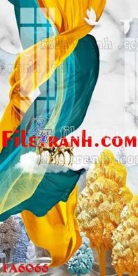 File tranh ảnh gốc File gốc in bộ tranh decor treo tráng gương canvas FA6066 dùng cho in khổ lớn
