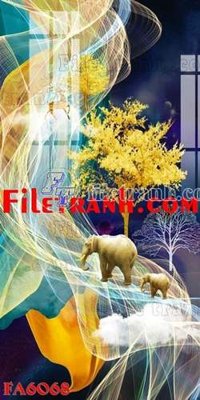 Tải file gốc File gốc in bộ tranh decor treo tráng gương canvas FA6068 (in bạt) quảng cáo
